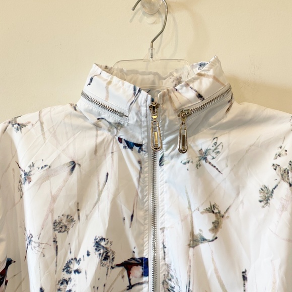 NWT Zinovizo Bird Print Hooded Zip Up Windbreaker Sz L - Picture 5 of 7